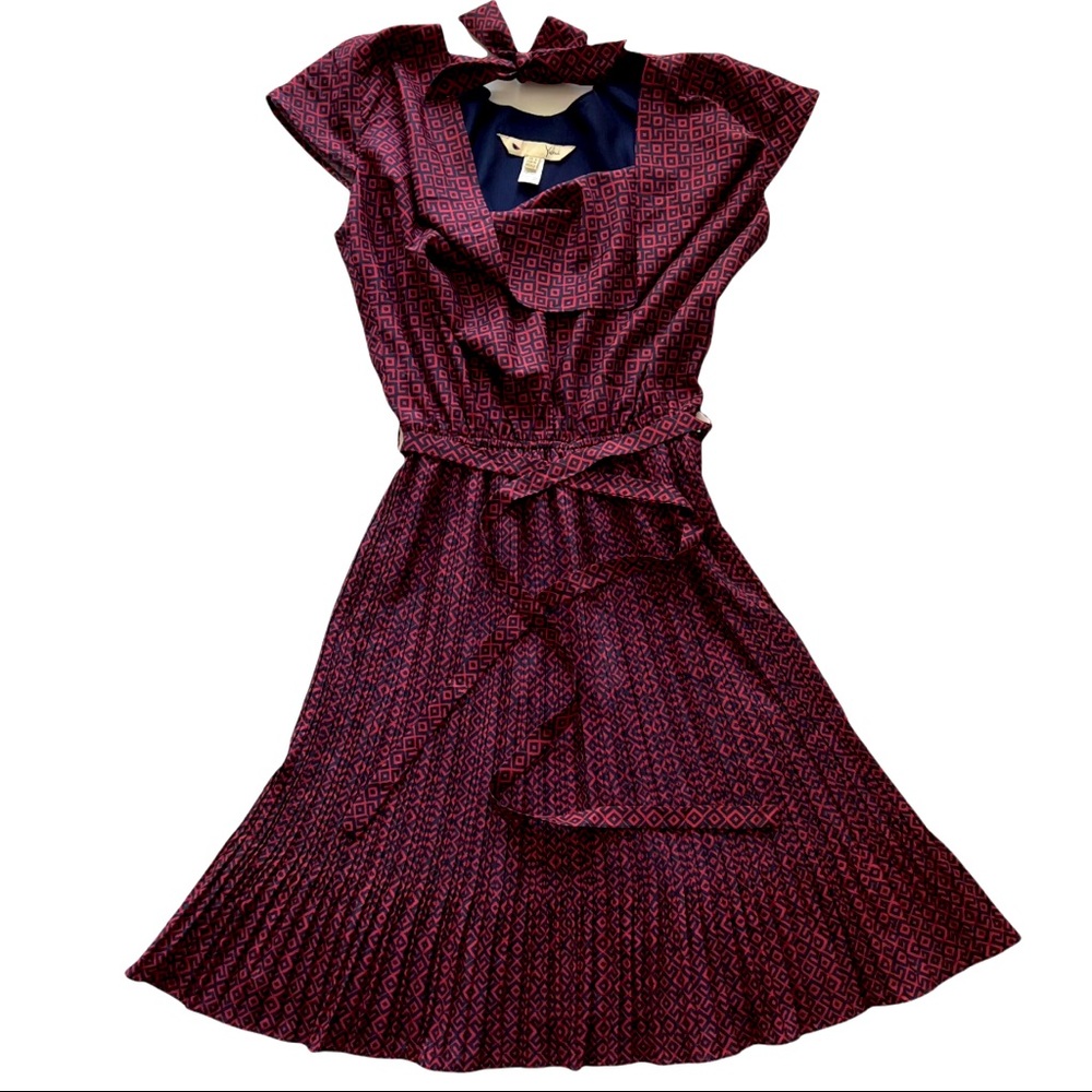 ModCloth Yumi Pleated Draped Cowl Dress | 0/2 - Picture 5 of 8